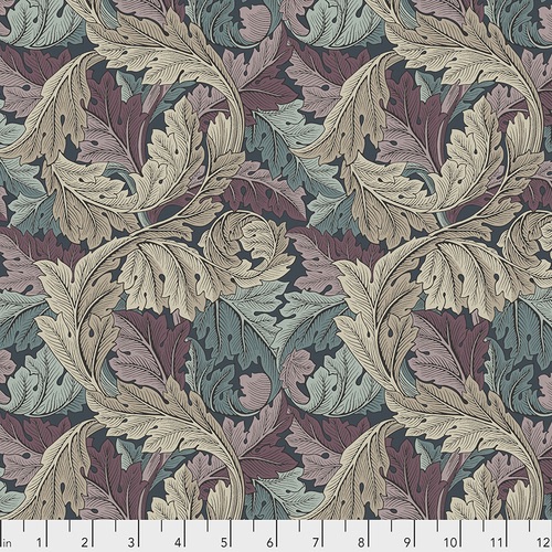 Free Spririt Fabrics - The Original Morris & Co - Acanthus - Dusk - PWWM027