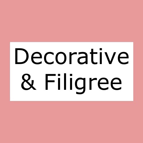 Decorative & Filigree