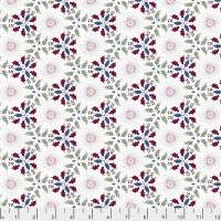 Free Spirit Fabrics - Christmas Rose - Snow - PWOB029.SNOW