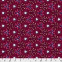 SALE! Free Spirit Fabrics - Christmas Rose - Burgundy - PWOB029.BURGUNDY