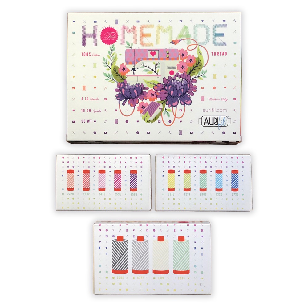 HomeMade by Tula Pink - Aurifil Cotton 50wt (Box)