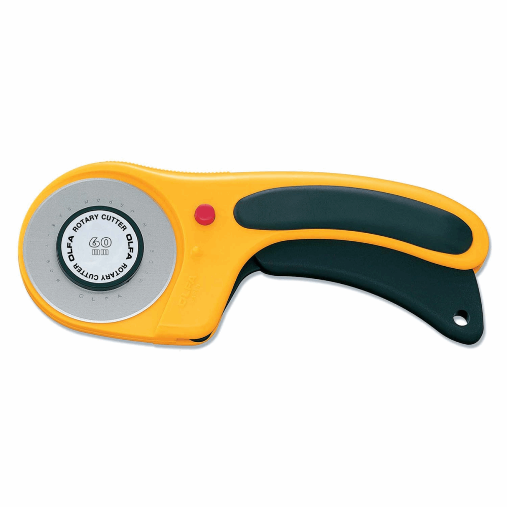 Rotary Cutter - Deluxe Retracting Large - 60mm - Olfa (RTY-3DX)