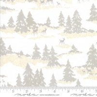 Moda - Forest Frost Glitter - Deer Forest - 33522 11MG (Snow)