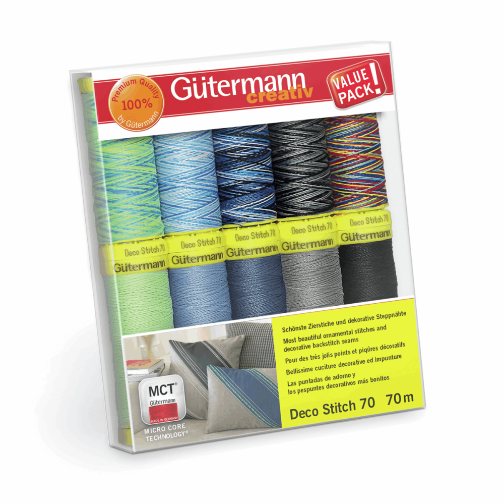 Gutermann Thread Set - Deco Stitch 70m x 10 (Set 2)