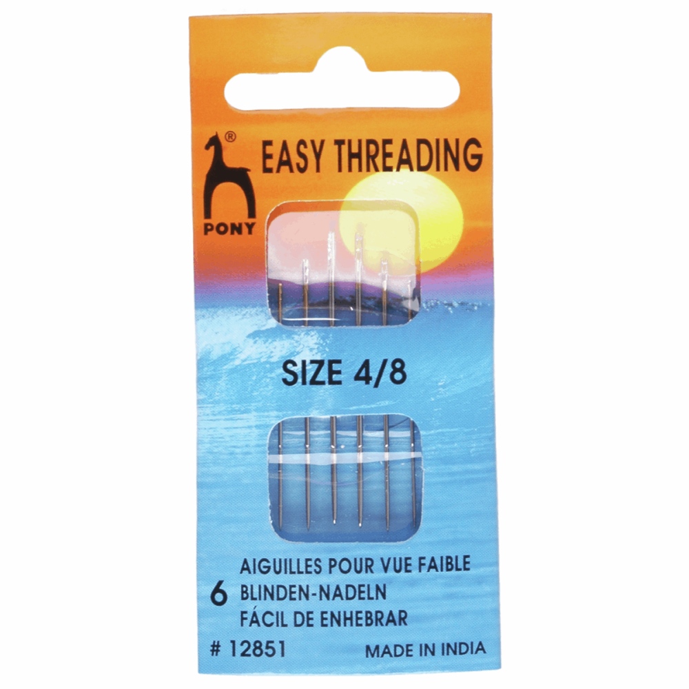 Easy Threading Needles - Size 4-8 (Pony)