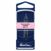 Leather  Needles - Size 3-7 - Hemline Premium (H217G.37)
