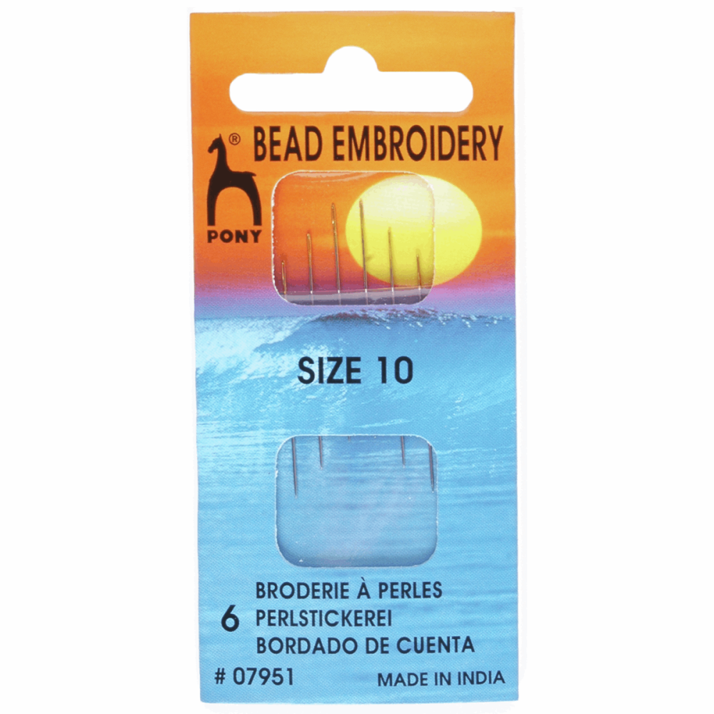 Bead Embroidery Needles - Size 10 - Pony (P07951)