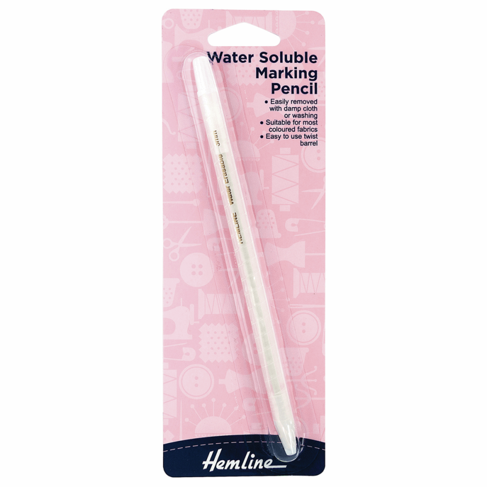 Water Soluble Marking Pencil - White (Hemline)