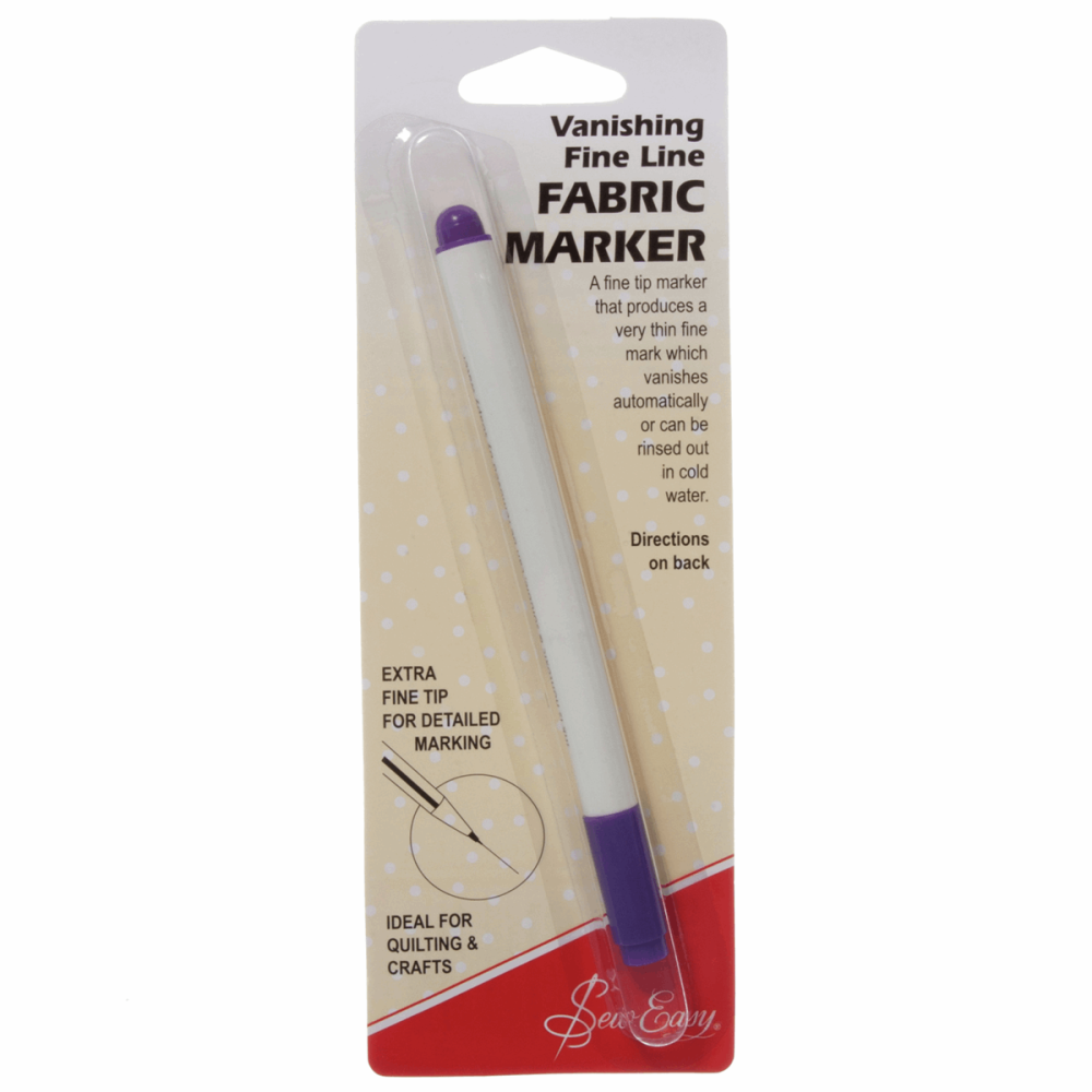 Vanishing Fabric Marker - Fine - Purple (SewEasy)