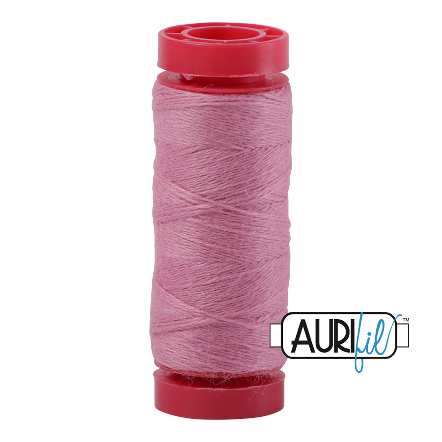 Aurifil Wool 12wt, Col. 8464 Faerie Pink