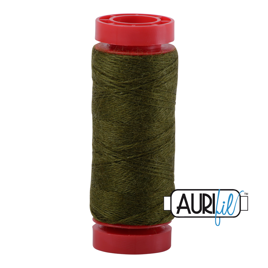 Aurifil Wool 12wt, Col. 8950 Light Olive