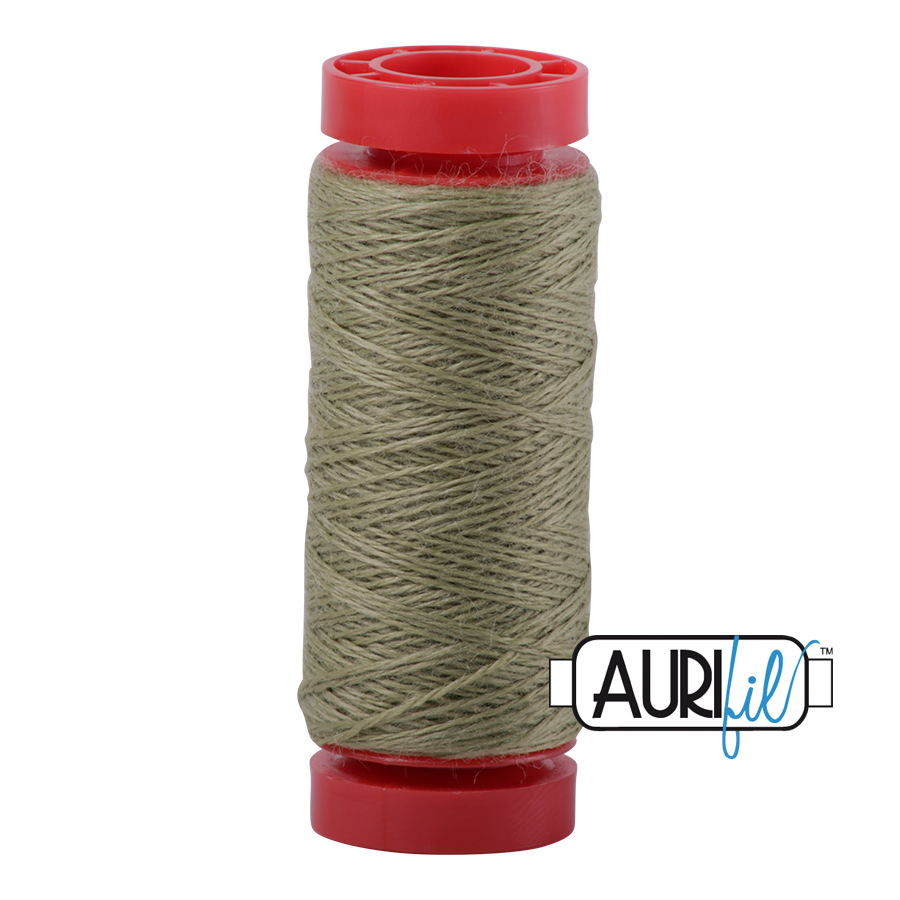 Aurifil Wool 12wt - 8955 Pea Green - 50 metres