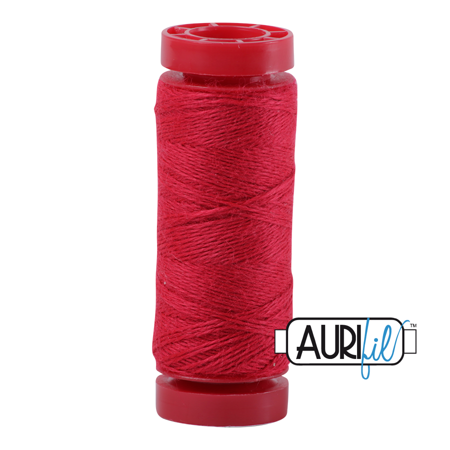 Aurifil Wool 12wt, Col. 8255 Raspberry
