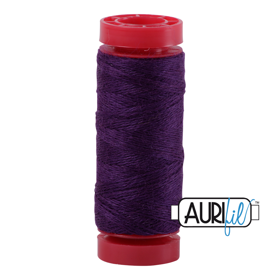 Aurifil Wool 12wt, Col. 8551 Purple