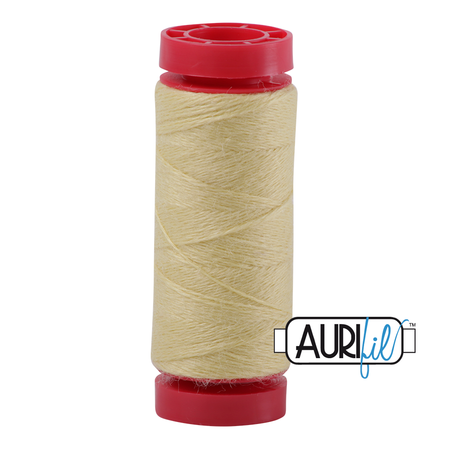 Aurifil Wool 12wt - 8115 Light Lemon - 50 metres