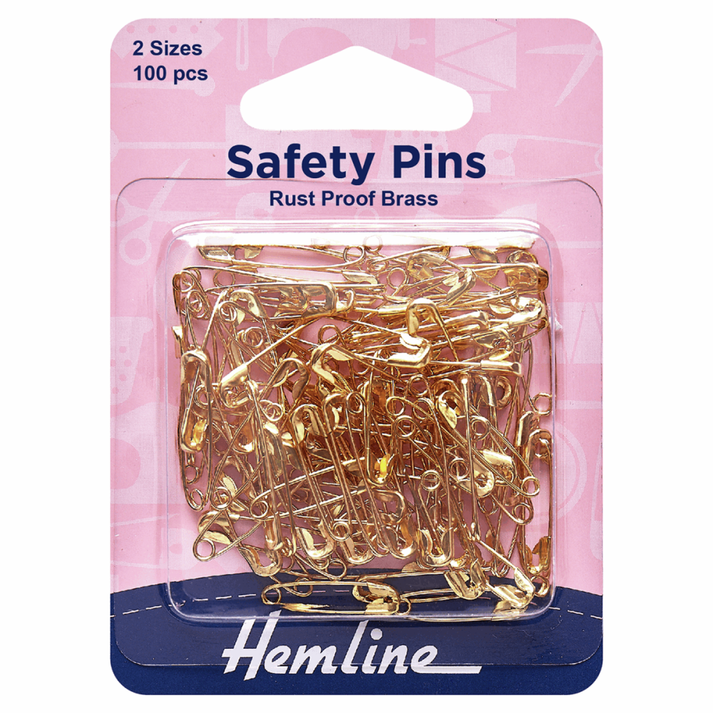 Safety Pins -  Assorted Value Pack - Hemline (H419.99.100)
