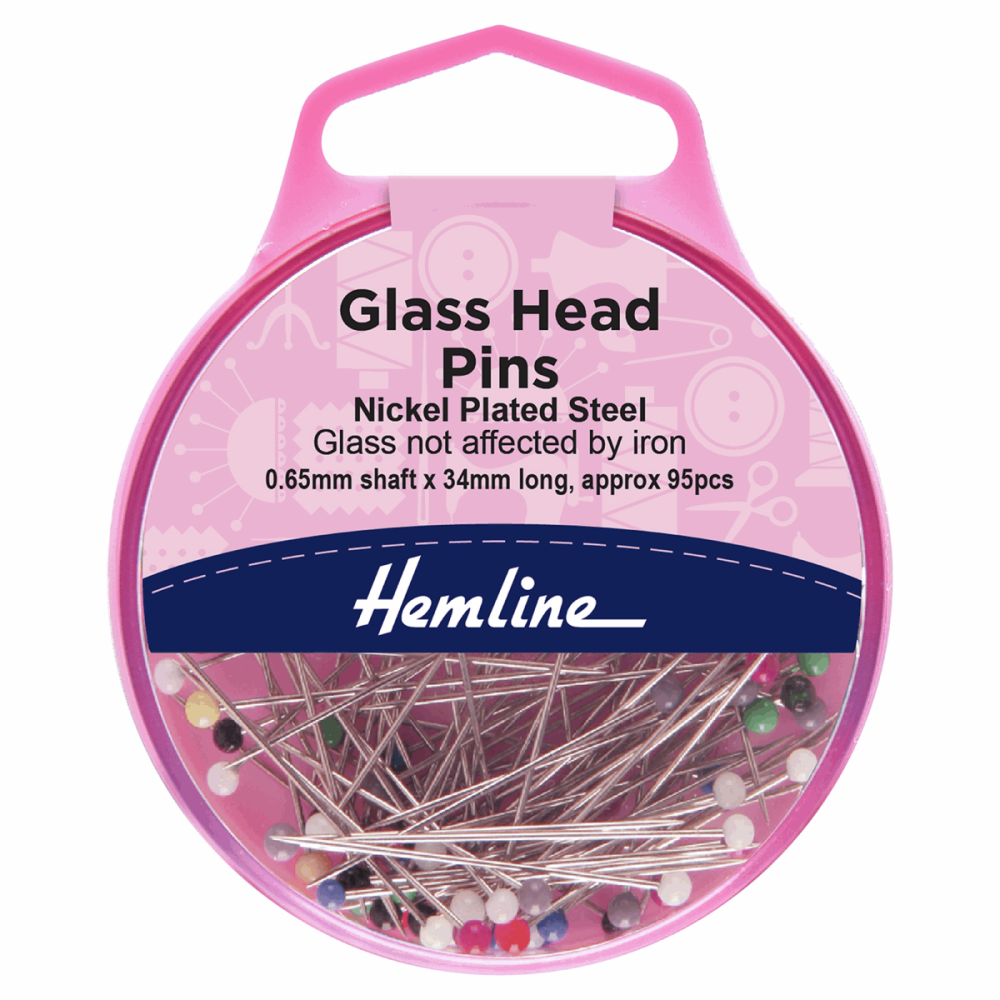 Glass Head Pins - Hemline (H679)