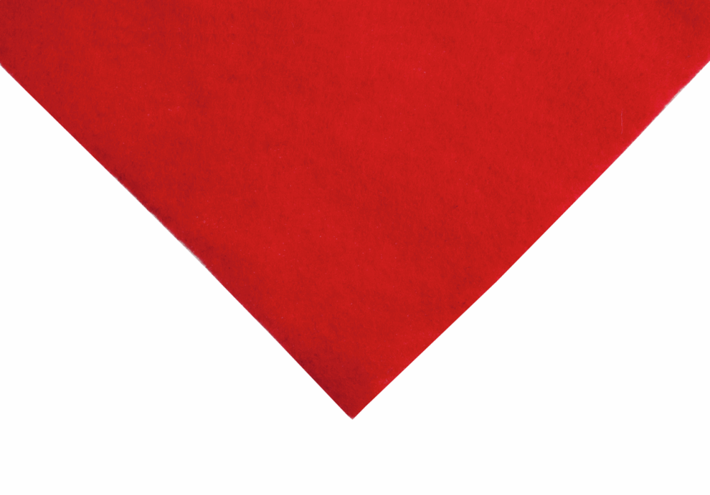 Felt - Oriental Red (Wool / Viscose)