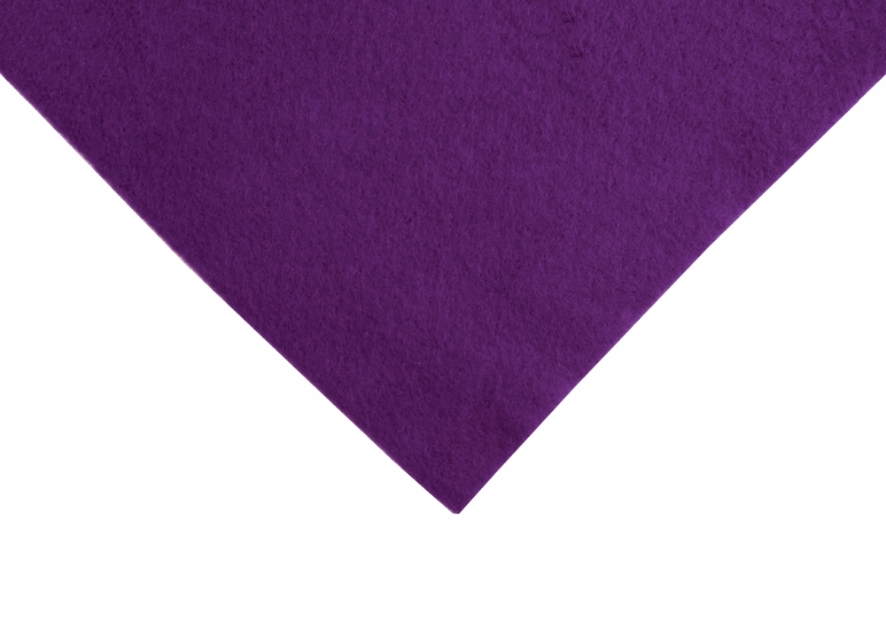 Felt - Wool / Viscose - 90cm wide - Amethyst - No. 0137