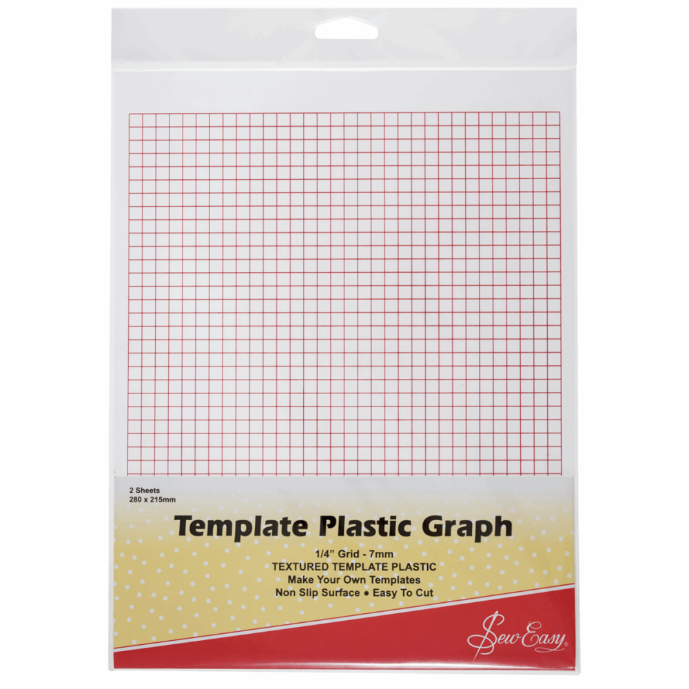 Template Plastic - Printed Grid (Sew Easy)