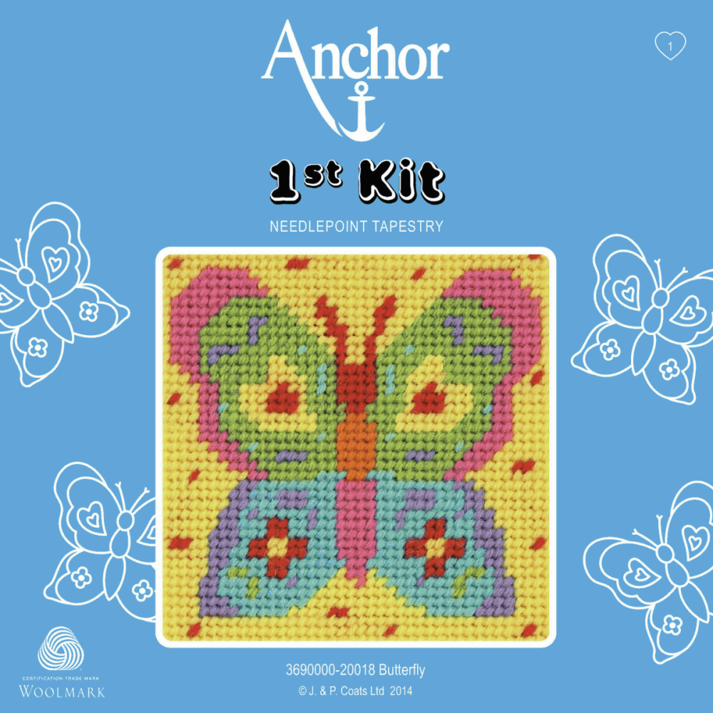Tapestry Kit - 1st Kit - Butterfly - Anchor 3690000/20018