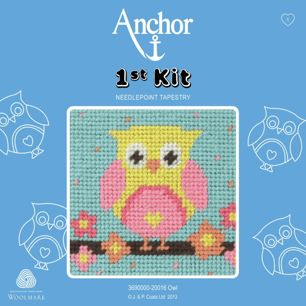 Tapestry Kit - 1st Kit - Owl - Anchor 3690000/20016
