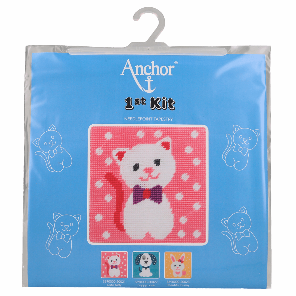 Tapestry Kit - 1st Kit - Cute Kitty - Anchor 3690000/20021