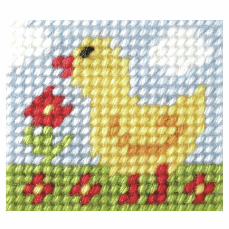 Needlepoint Kit - My First Embroidery - Little Chick (Orchidea)