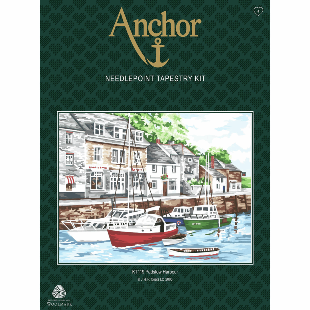 Tapestry Kit - Padstow Harbour, Cornwall - Anchor KT119K
