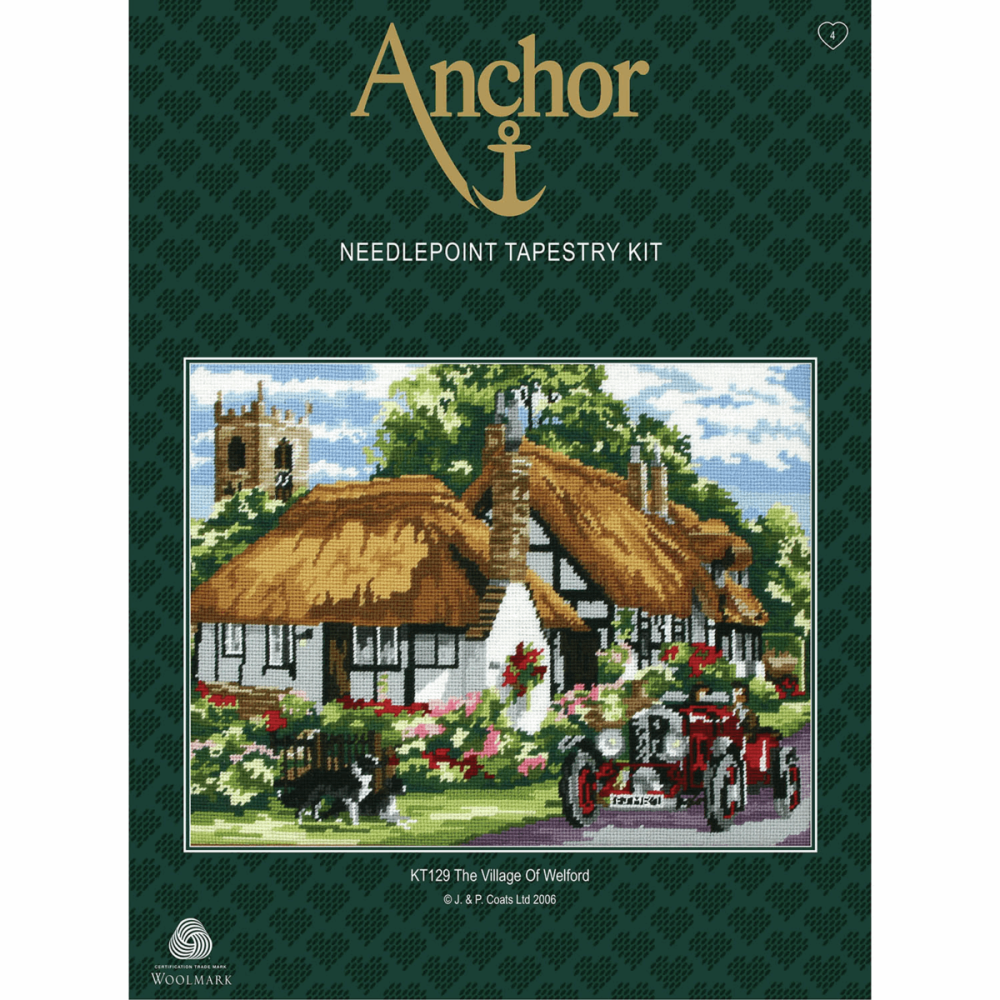 Tapestry Kit - The Village Of Welford - Anchor KT129K