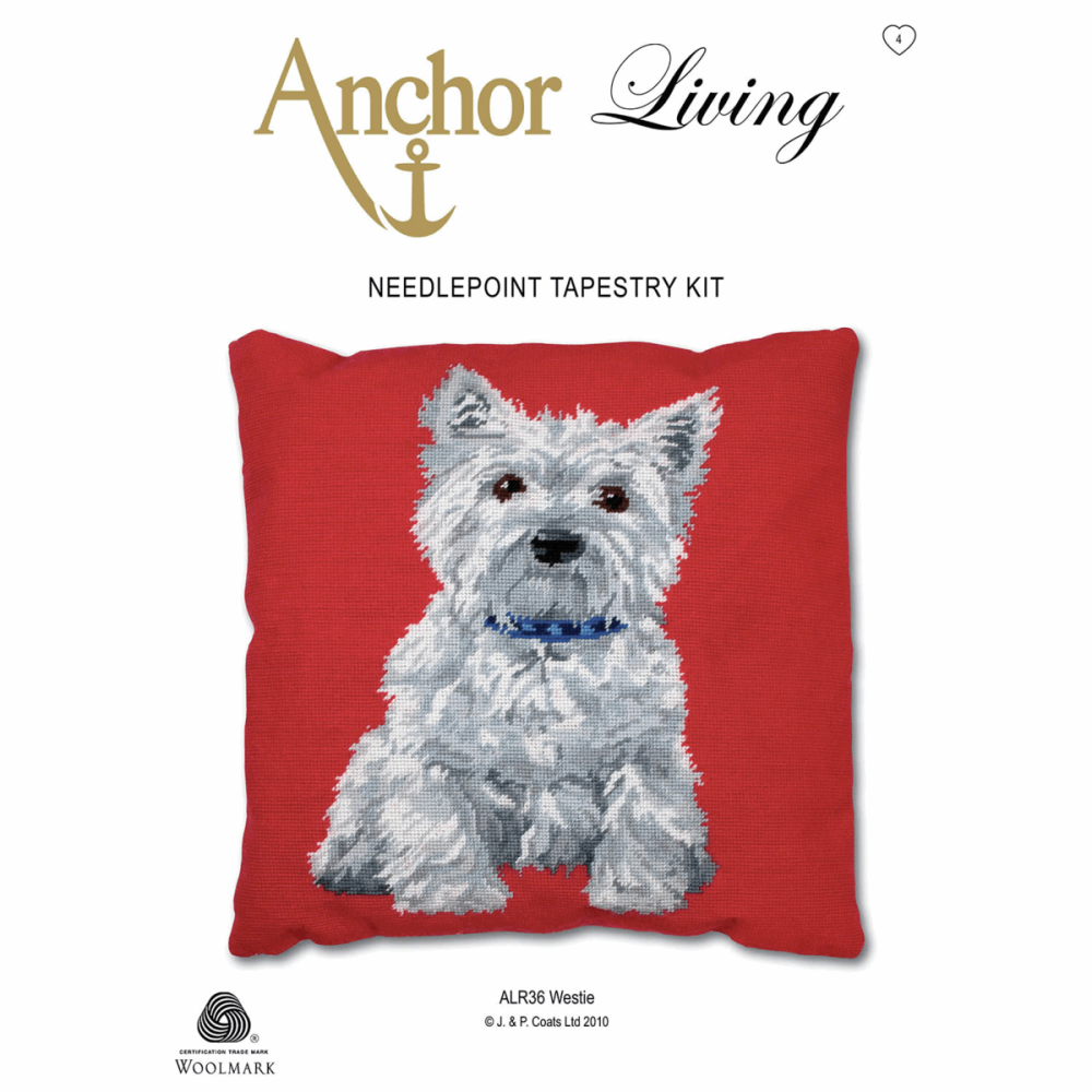Tapestry Kit - Cushion -  Westie (Anchor Living)