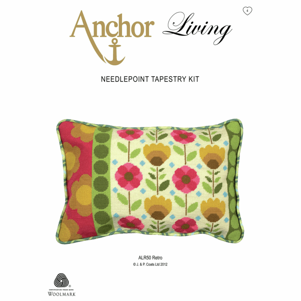 Tapestry Kit - Cushion -  Retro (Anchor Living)