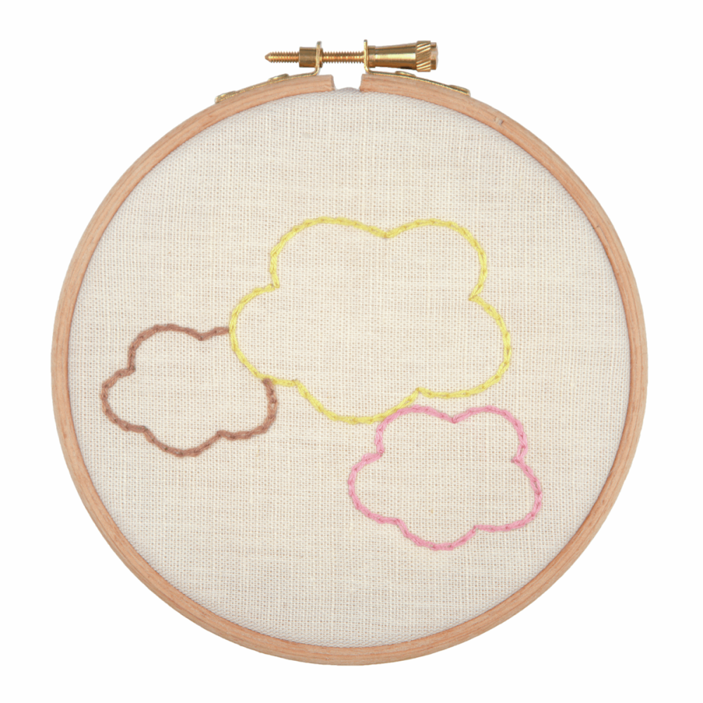 Embroidery Hoop Kit - Dreams In The Clouds (Anchor)
