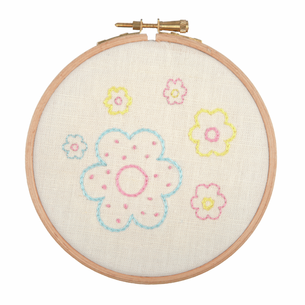 Embroidery Hoop Kit - Floral Arrangement (Anchor)