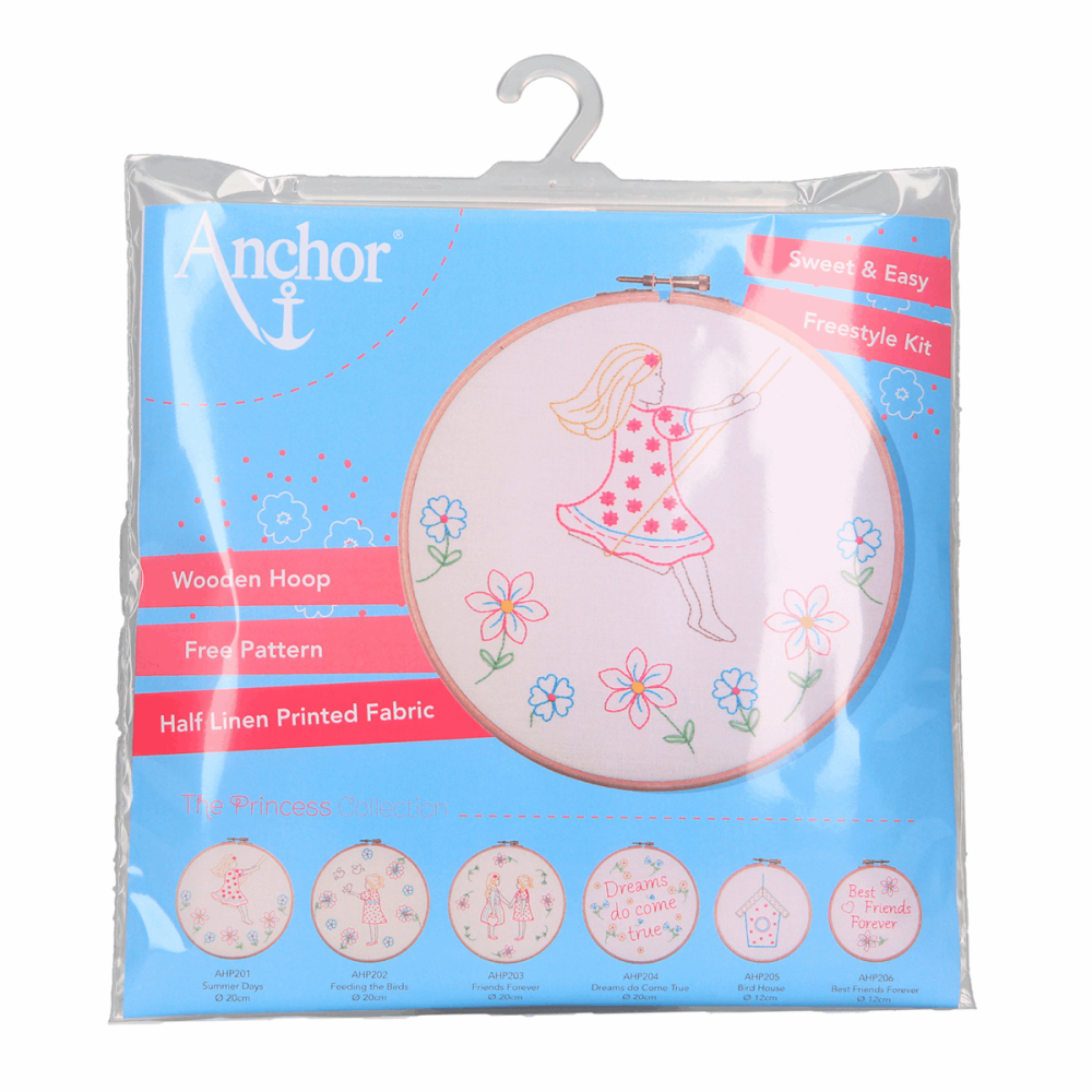 Embroidery Hoop Kit - Summer Days - Anchor AHP201