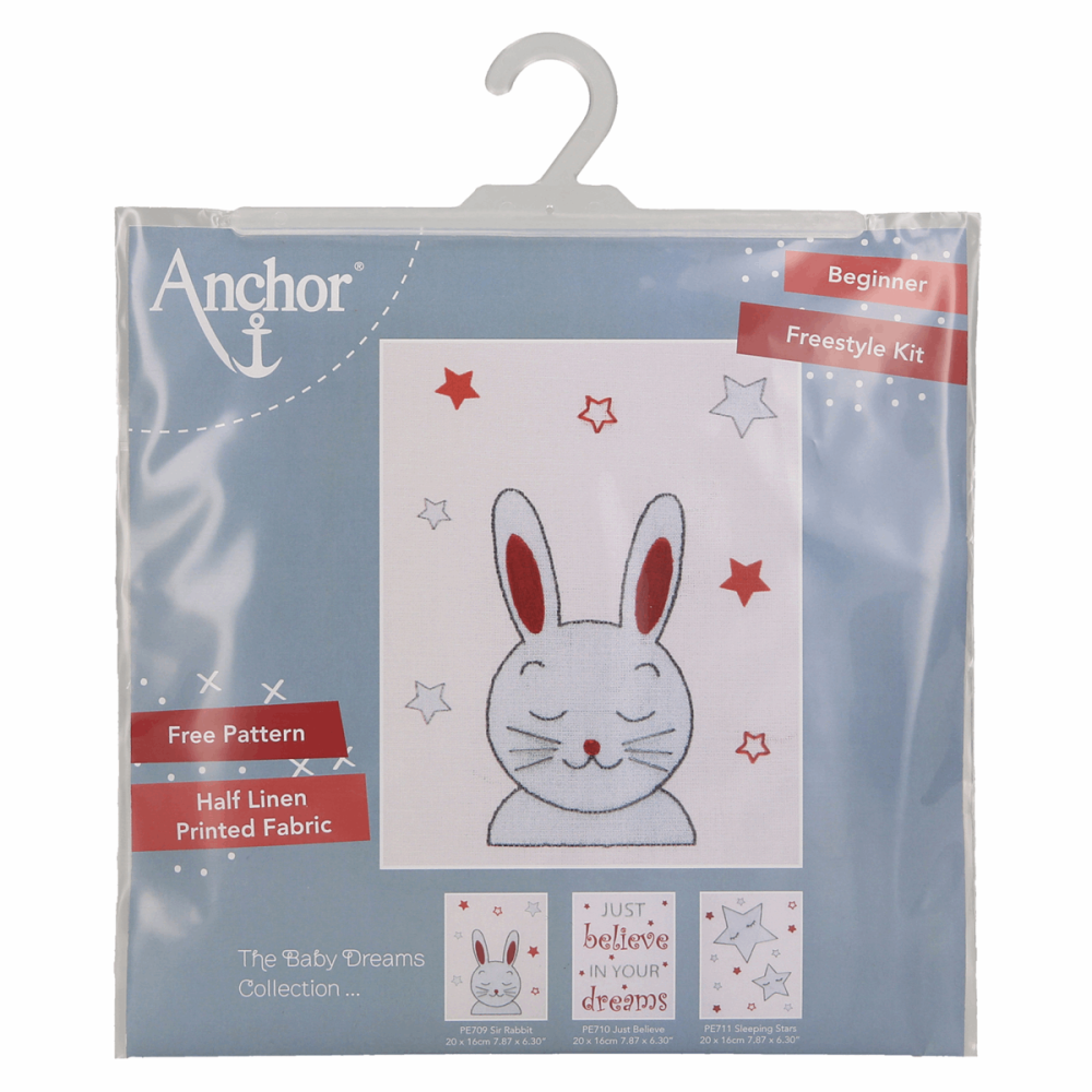 Embroidery  Kit - Sir Bunny - Anchor PE709
