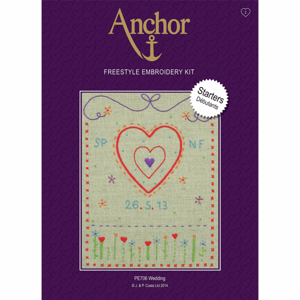 Embroidery  Kit - Wedding - Anchor PE706