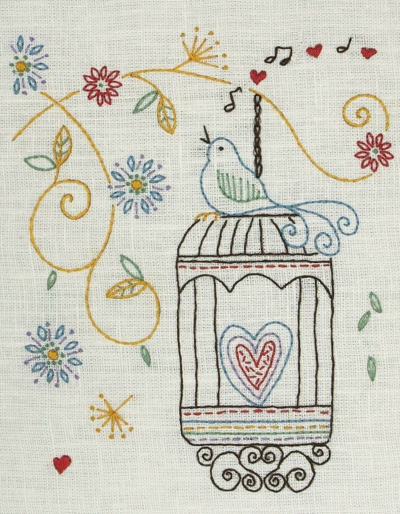 Embroidery Kit - Birdcage (Anchor)