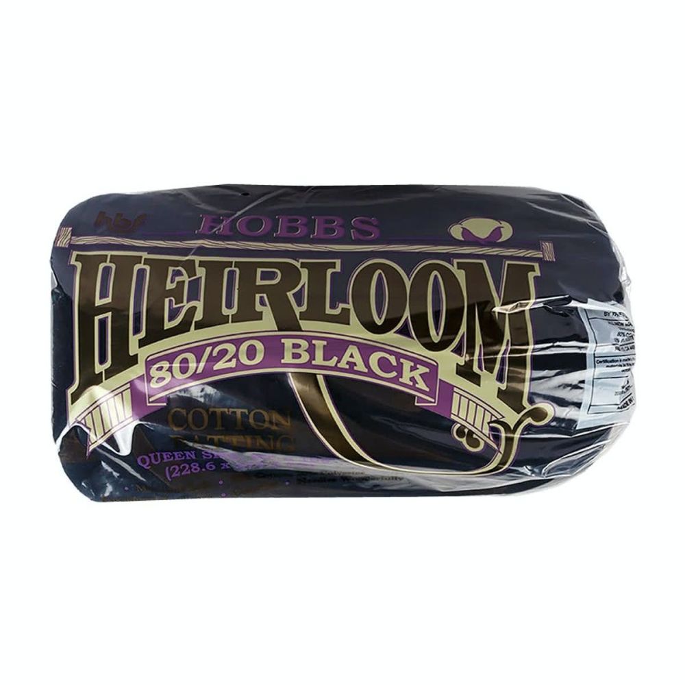 Hobbs- Heirloom Premium Cotton: Queen Size Black 90 x 108in 