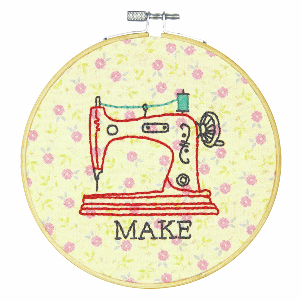 Embroidery Hoop Kit - Make - Dimensions Learn A Craft D72-74690