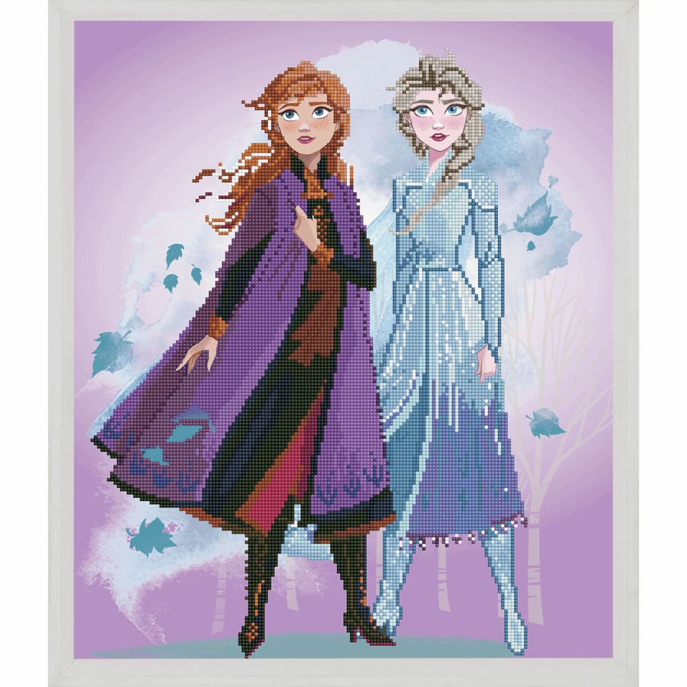 Diamond Painting kit - Disney Frozen 2  - Elsa and Anna (Vervaco)