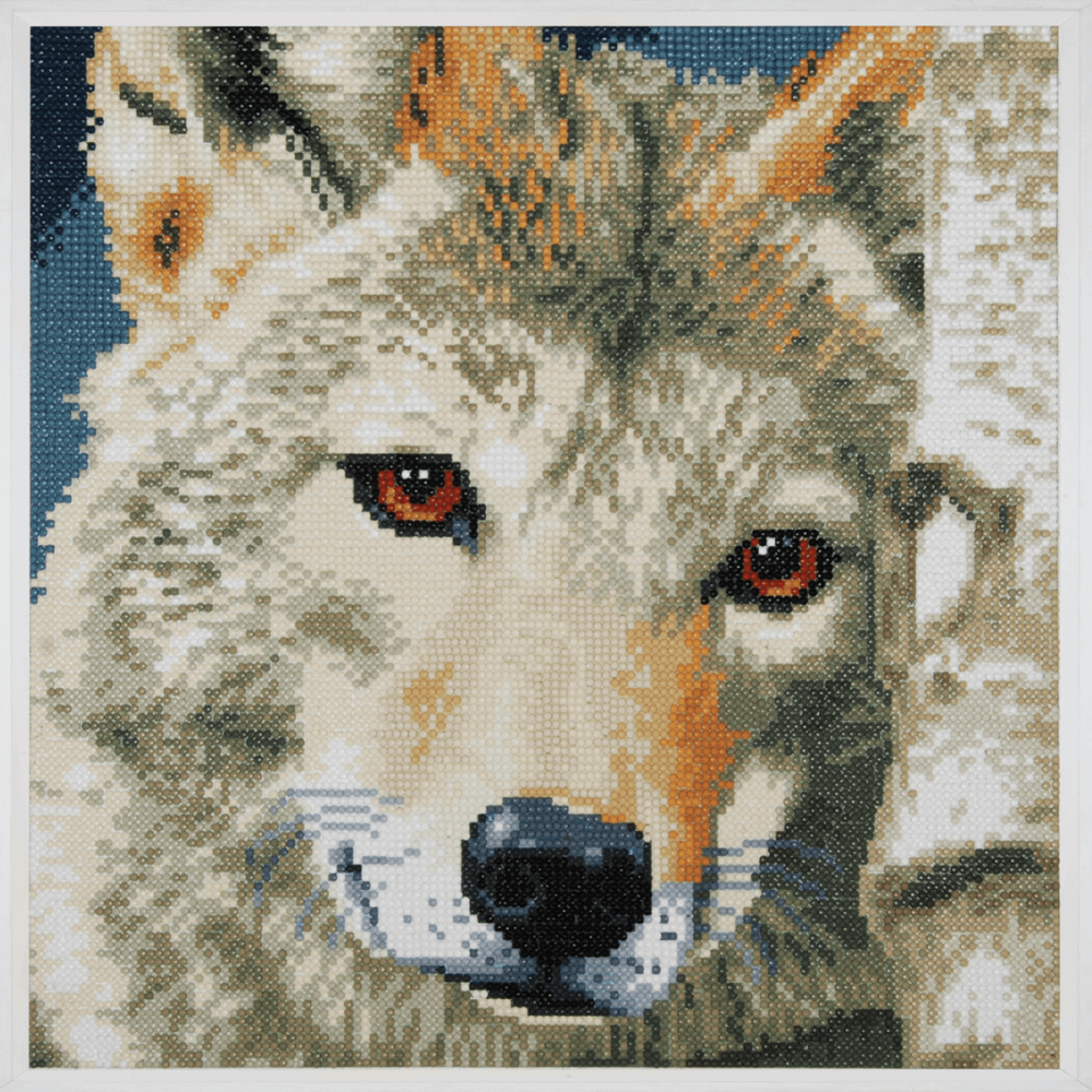 Diamond Painting kit - Wolf (Vervaco / LanArte)