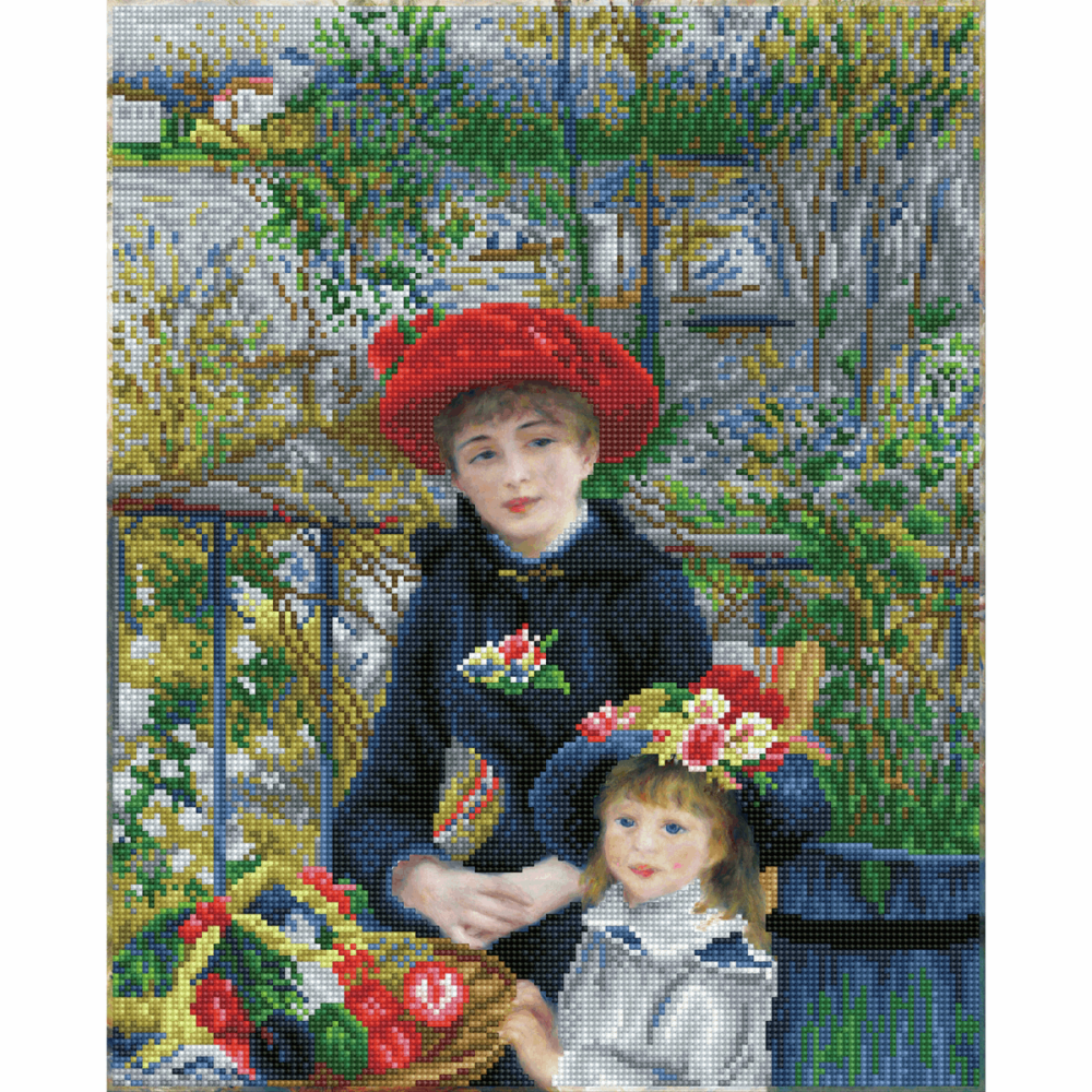 Diamond Facet Art Kit - Two Sisters On The Terrace - Après Renoir (Diamond Dotz)