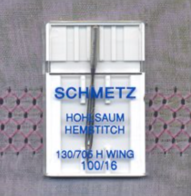 Hemstitch/Wing Needle - Size 100/16 (Schmetz)
