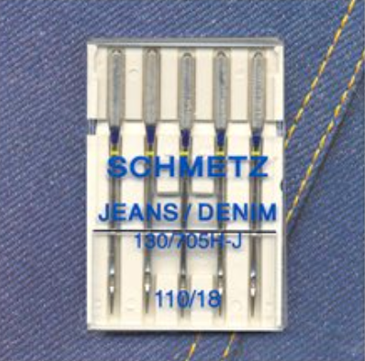 Jeans / Denim Needles - Size 110/18 - Pack of 5 - Schmetz