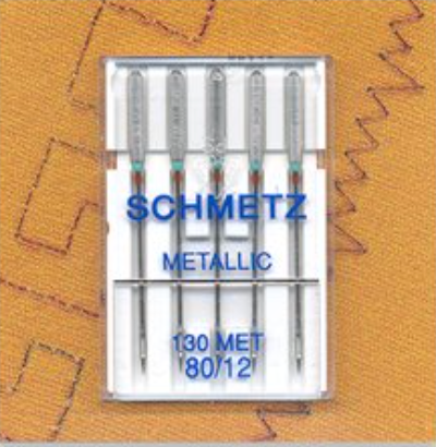 Metallic Needles - Size 80/12 - Pack of 5 - Schmetz