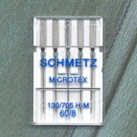 <!--010-->Microtex Needles - Size 60/8 - Pack of 5 - Schmetz