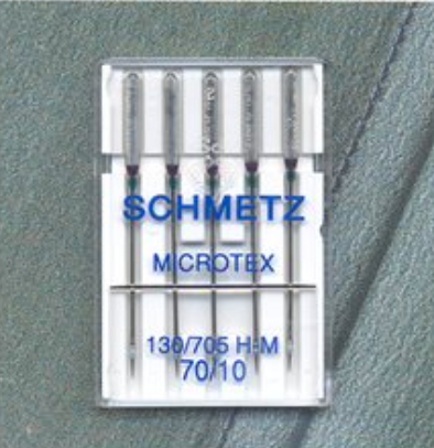 Microtex Needles - Size 70/10 - Pack of 5 - Schmetz