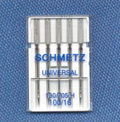 Universal Needles - Size 100/16 - Pack of 5 - Schmetz