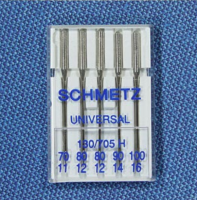 <!--080-->Universal Needles - Mixed Size Pack, 70 - 90 - Pack of 5 - Schmetz